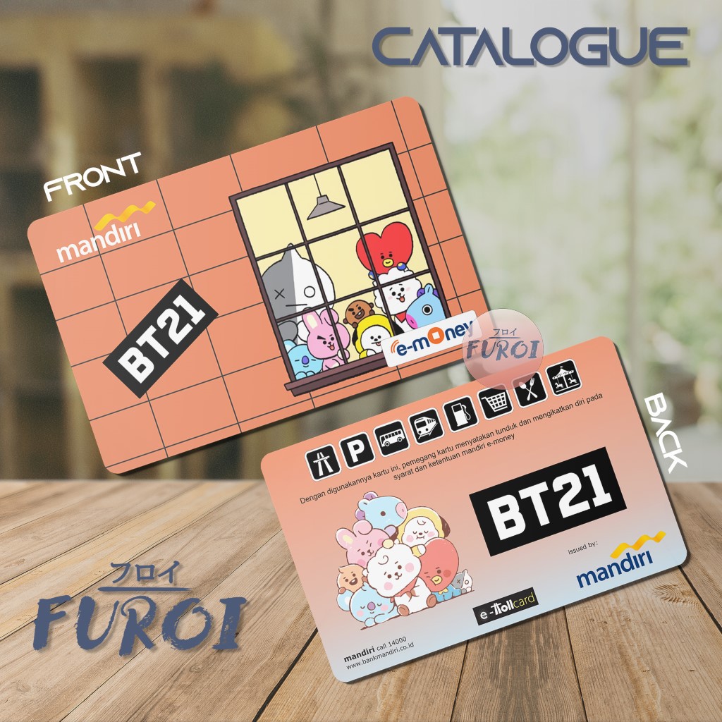 Custom Flazz BCA | Custom Emoney Mandiri | BT21 | Window