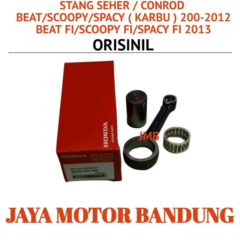 STANG SEHER / CONROD BEAT/SCOOPY/SPACY ( KARBU ) 200-2012 BEAT FI/SCOOPY FI/SPACY FI 2013 ORI AHM