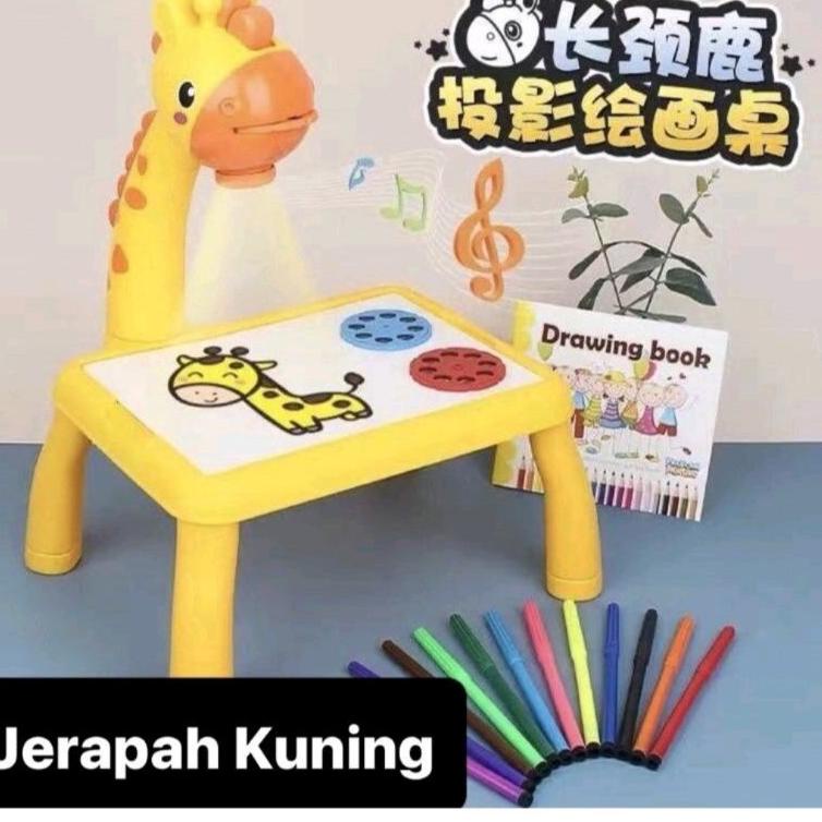 

<XaV ✿> Meja belajar anak proyektor edukasi anak jerapah besar |Trend terkini