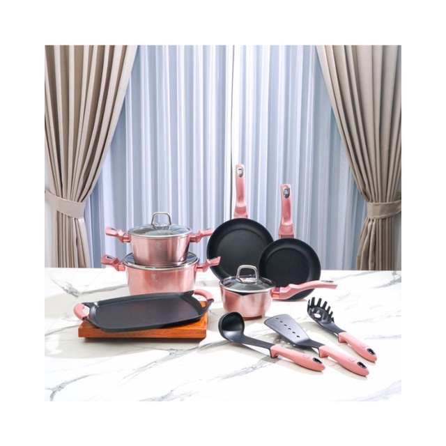 Cookware Set 12pcs Rose