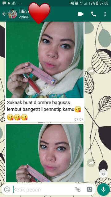 Lip cream batrisyia ,lipstik longlasting lipstick waterproof,tidak berbekas,halal,herbal,aman,BPOM