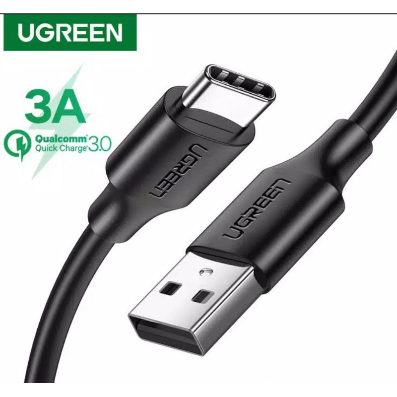 Kabel Data Ugreen Type C 3A - Ugreen Usb C 3A Support Qc 3.0 Original Fast Charging