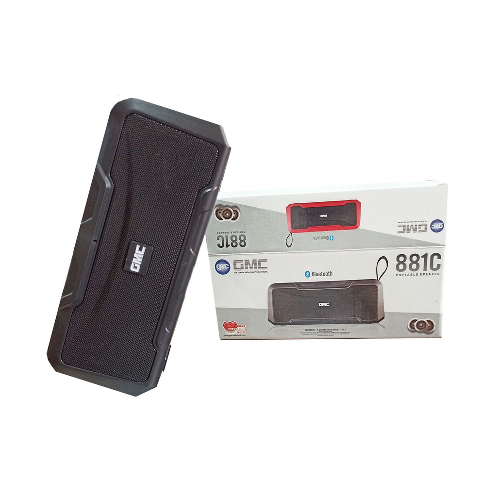 Speaker portable GMC 881C / RINREI SR-8899B Suara Jernih Murah dan Berkualitas / Speaker Bluetooth Original GMC