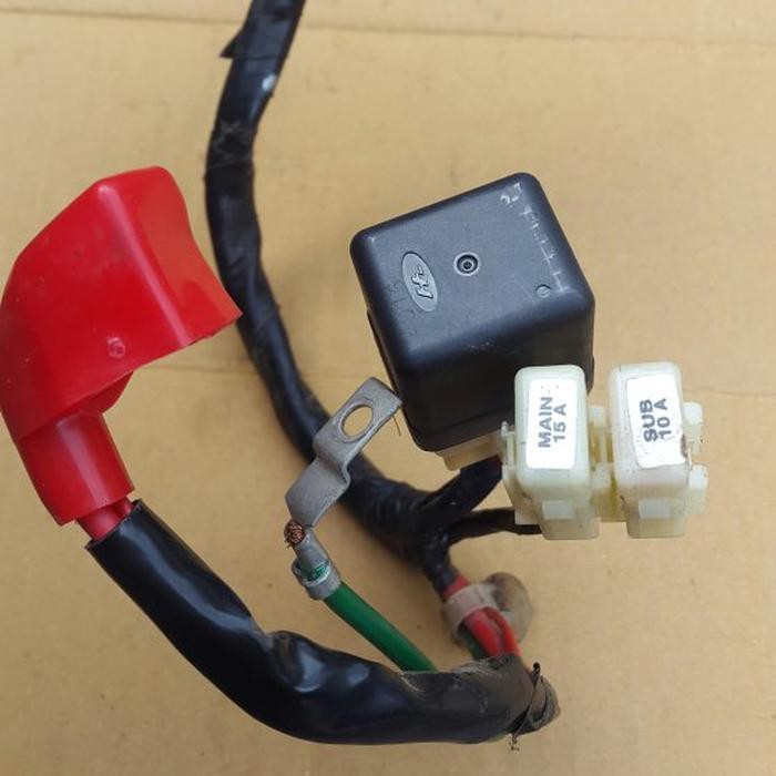 SUB HARNESS BATTERY RELAY STARTER KABEL SOKET AKI ACCU ACU BATERAI BEAT FI LAMA TERMURAH TERLARIS