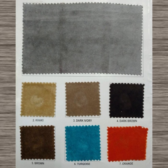 Kain Bludru / Beludru Halus - Quantico (Furniture- Sofa- Kursi) ~ yst321