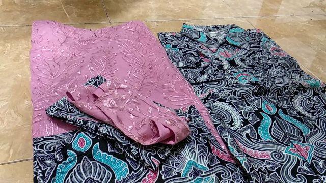 Maura Couple Jasmine - Sania Ruffle Batik Couple Ori Ndoro Jowi Dnt Garansi Termurah