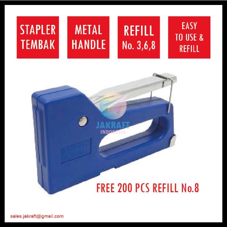

Gun Tacker Stapler Staples Stepler Hekter Tembak Joyko Gt-700 Kode 990