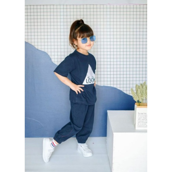 Setelan Anak Unisex Alfa Lucuna SMILEE Size 1-5Tahun / Setelan Boy and Girl / Setelan anak Lucu CBKS S24