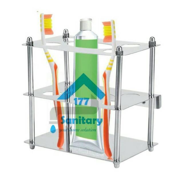 Flash Sale Tempat Sikat Gigi Odol Stainless XlrReOhnEGRVj