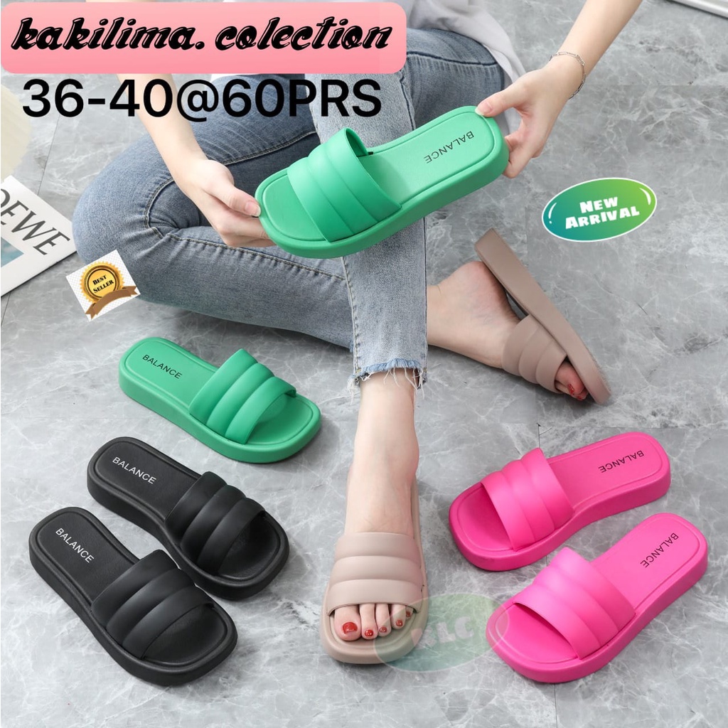 balance 2802/ sandal karet jelly wanita wedges perempuan korean