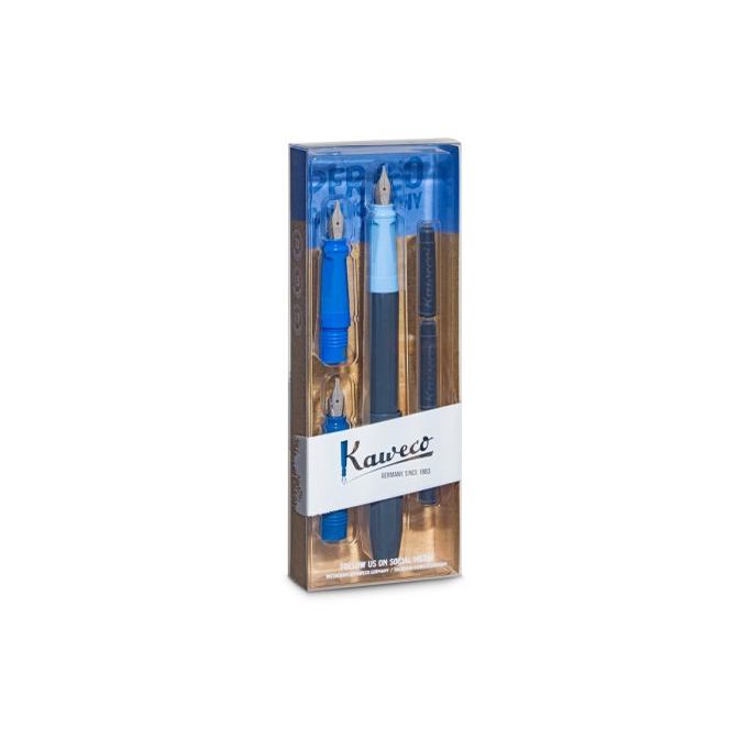 Kaweco Perkeo Calligraphy Set Blue