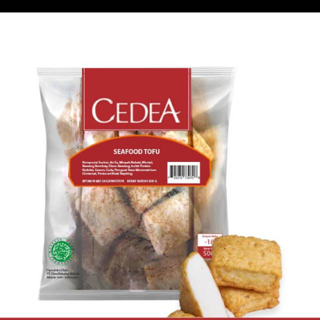 

Cedea seafood tofu 500 gram