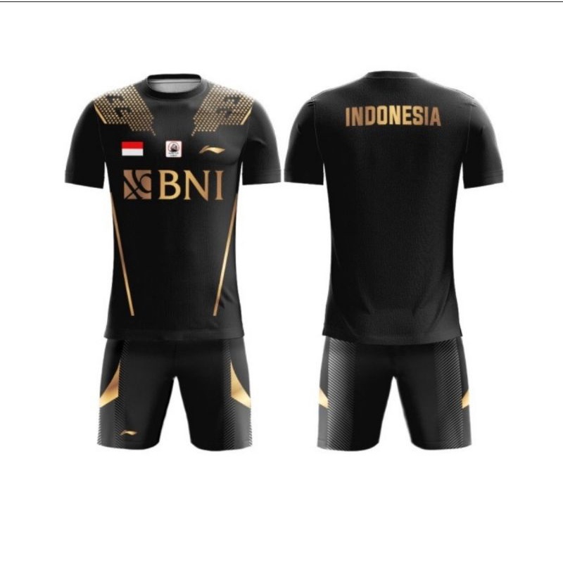 Stelan Jersey Bulutangkis Custom - Jersey Badminton Indonesia Dryfit - Design THOMAS UBER CUP 2021