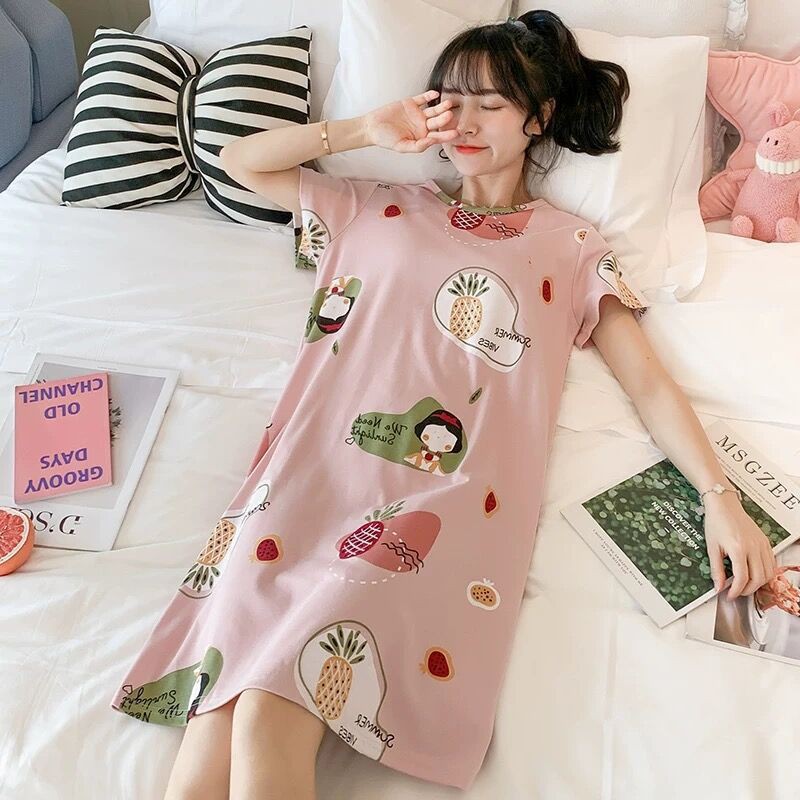 Baju Tidur Daster Motif Import Spandex