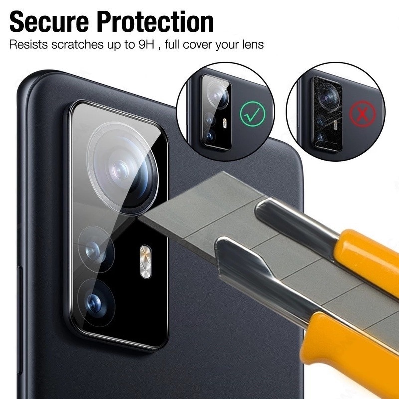 Film Pelindung Lensa Kamera 3d Anti Gores Untuk Xiaomi 12 12X Pro / Full Coverage