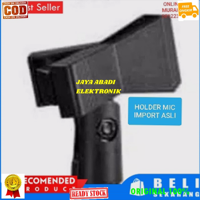 ORIGINAL HOLDER JEPIT CAPIT CAPITAN JEPITAN KEPALA STAND MIC MIK STANDING TIANG AKSESORIS ACECORIS P