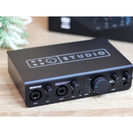 MIDIPLUS STUDIO 2 PRO SOUNDCARD RECORDING HIGH QUALITY PREMIUM
