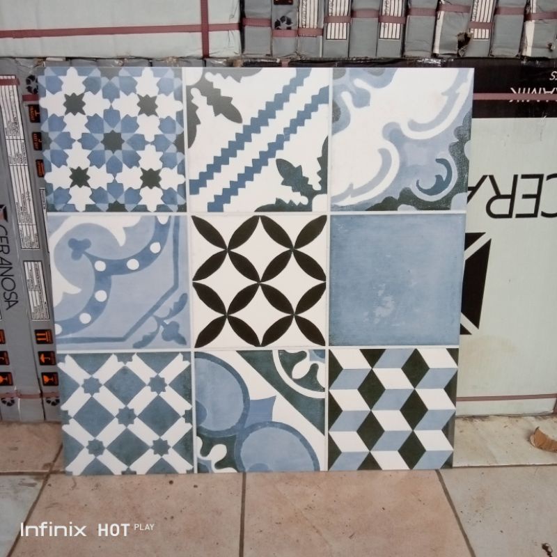 keramik lantai sun power 60x60 tekstur matt