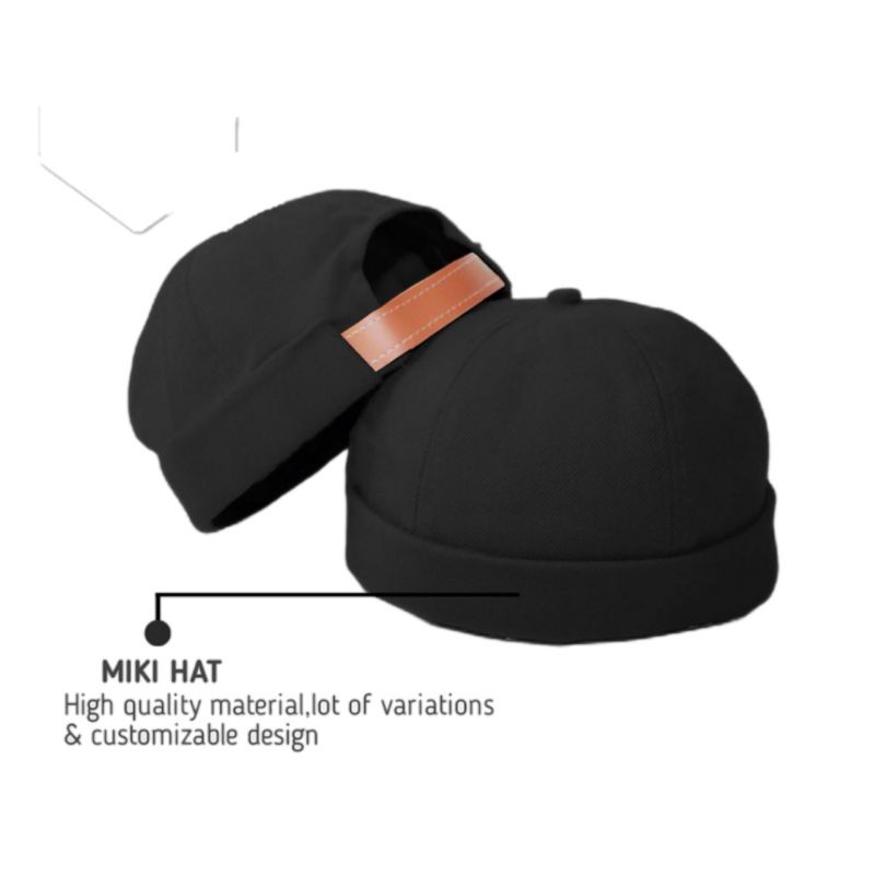 miki hat/miki hat polos/topi miki/hat miki/topi uas/topi hijrah