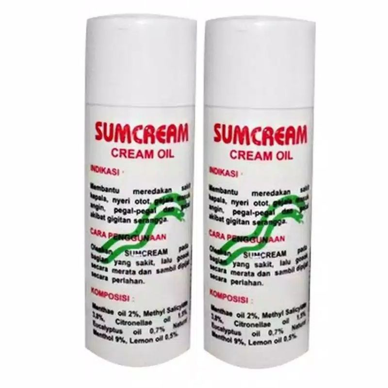 

Sumcream Sumbawa Oil original / Bermanfaat untuk Mengobati Keseleo Pegal Reumatik & Masuk Angin