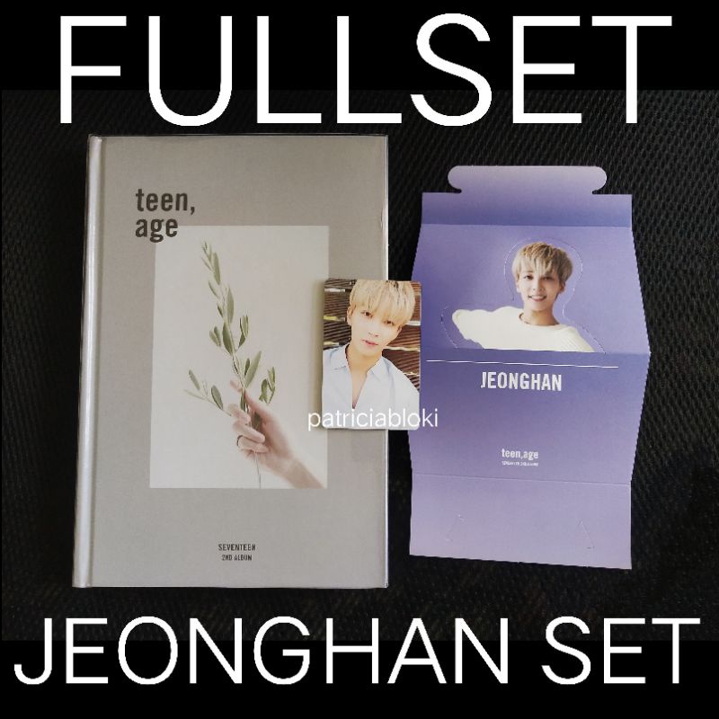 Fullset Album Teen Age White Ver Unsealed Photocard Jeonghan Standee Pc TA Teenage preloved prelove 