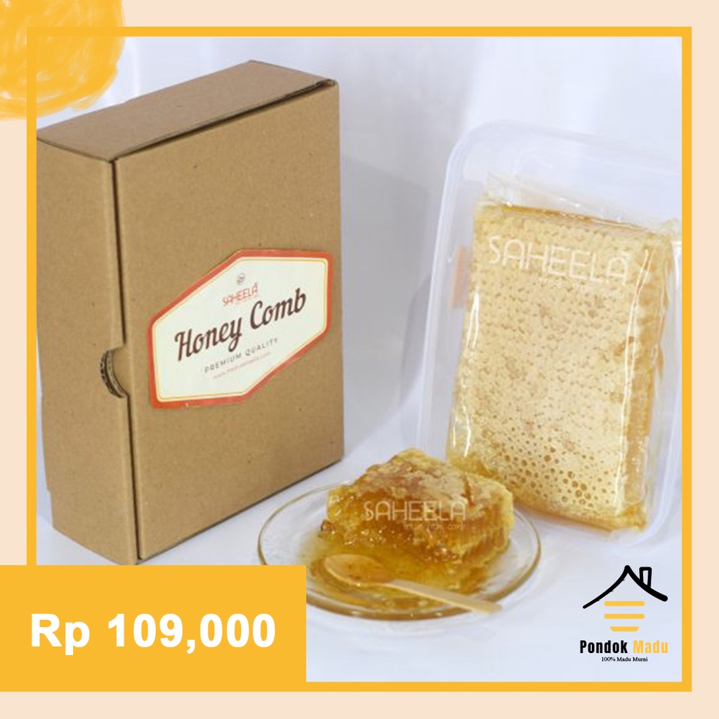 

[100%] Original Sarang Madu Murni // Asli Madu Sarang Utuh Saheela 250gr I Premium Quality