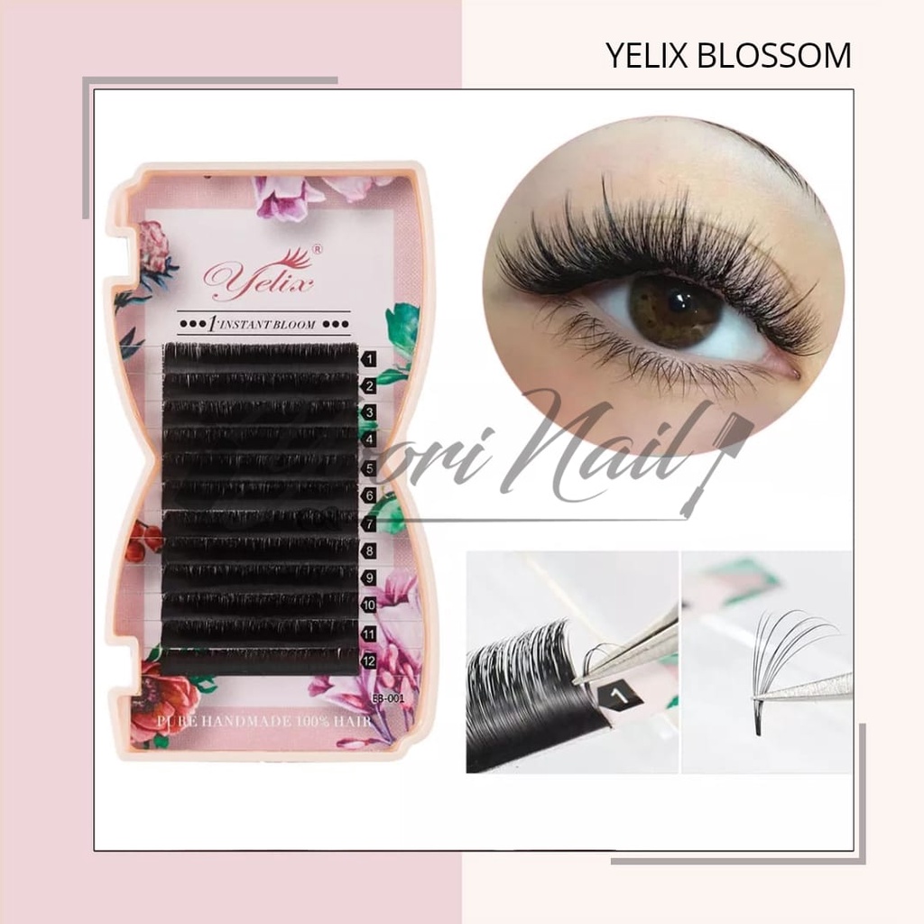 Yelix bloom blossom bulumata volume russian eyelash extension