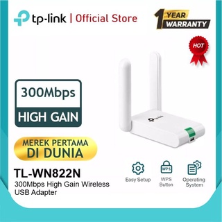Original TP-LINK TL-WN822N 300Mbps High Gain Wireless USB Adapter TL-WN822N - Putih