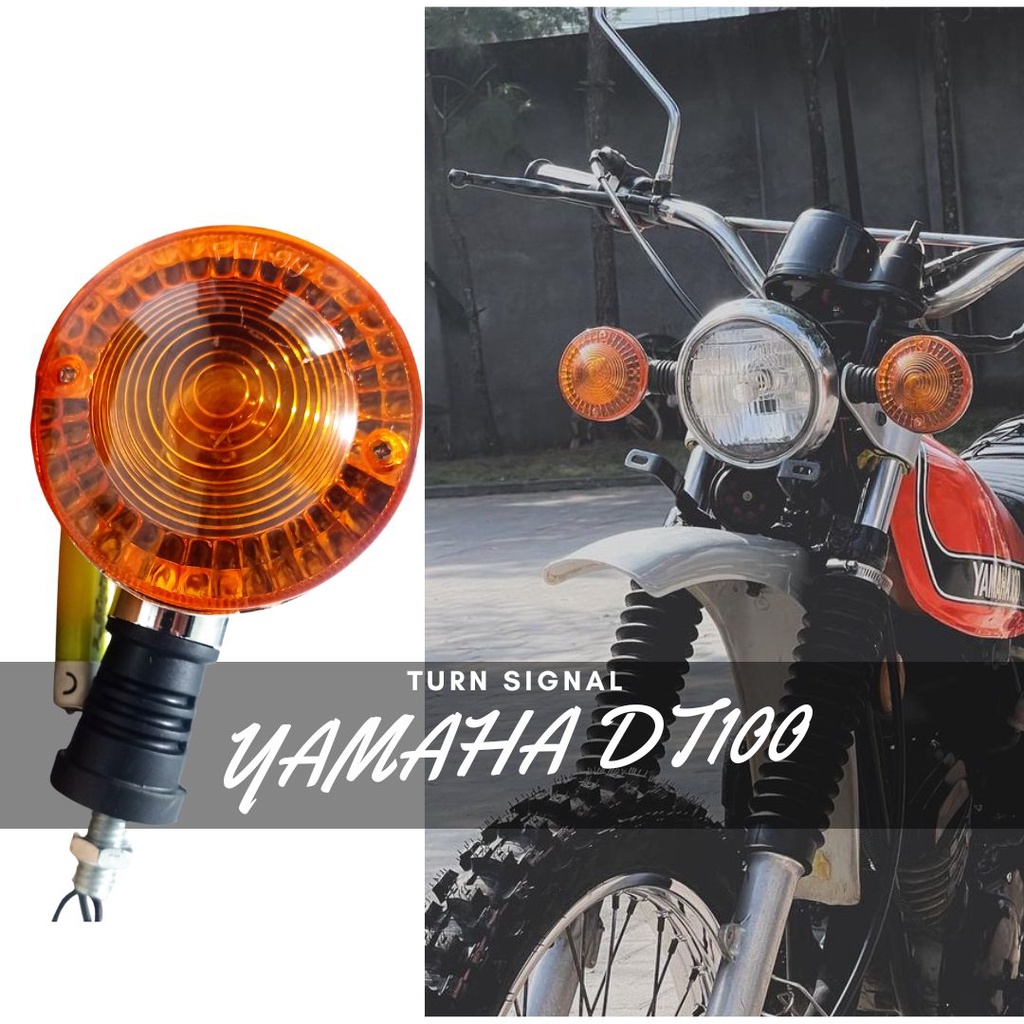 Lampu Sen Riting Sein Turn Signal Britisih Scramble Trail Jadul Import Mirip Original Yamaha DT 100 