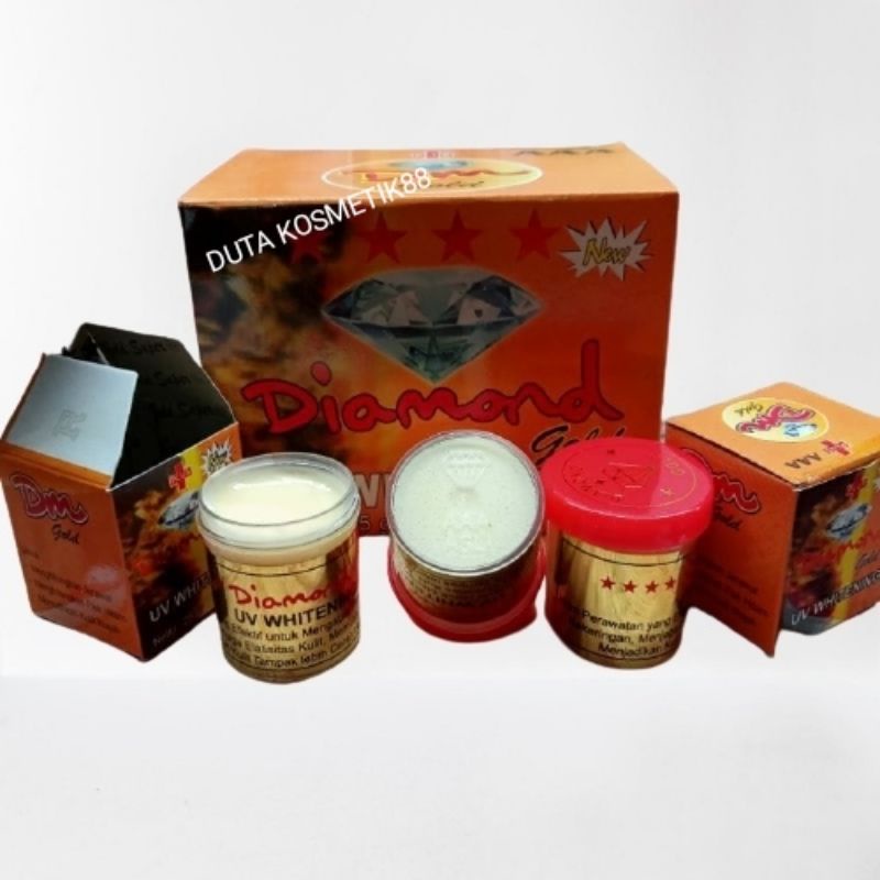CREAM DIAMOND GOLD BOX/LUSIN