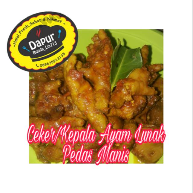 

Ceker/Kepala Ayam Lunak Pedas Manis||Dapur Bunda_lia713