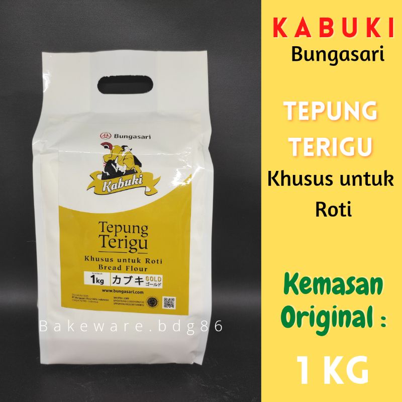 

TEPUNG KABUKI GOLD 1 KG ORIGINAL / BREAD FLOUR PREMIUM