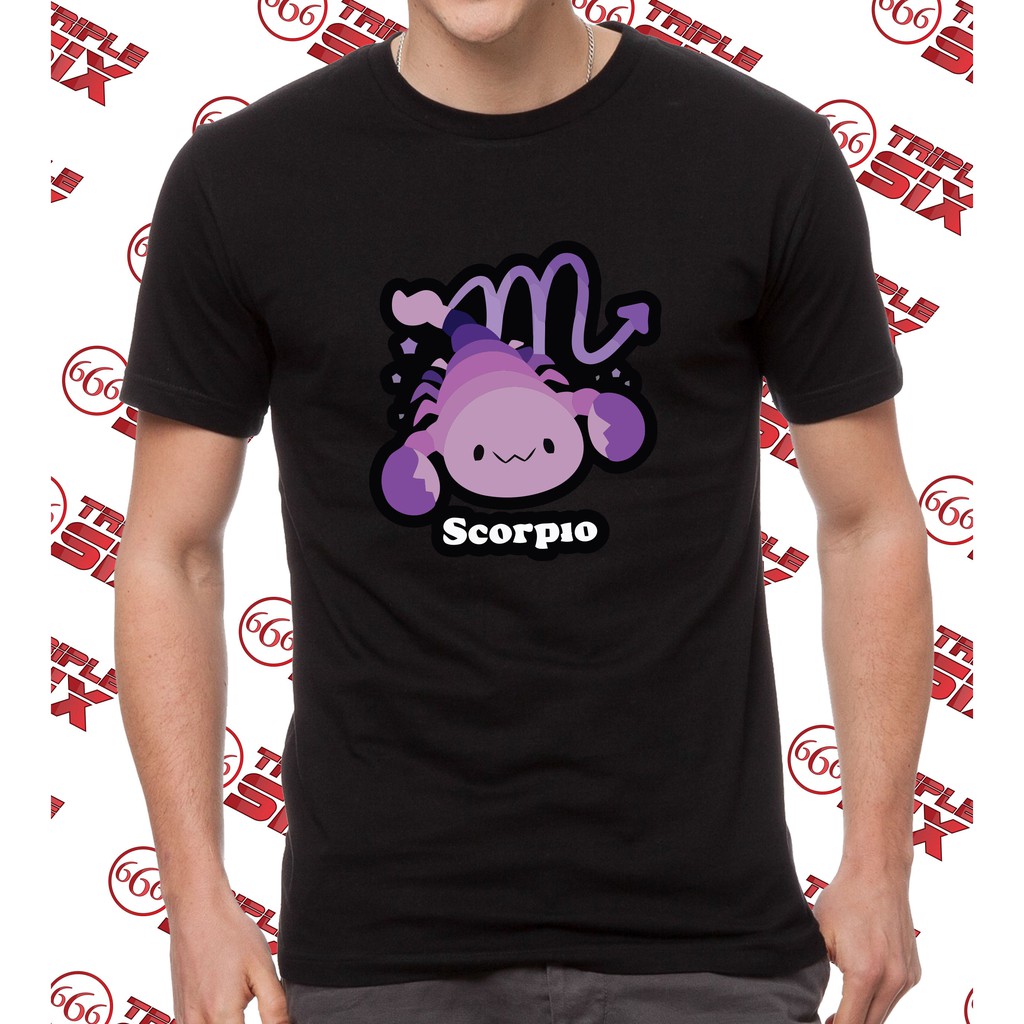Kaos baju tshirt premium Zodiak Bintang SCORPIO