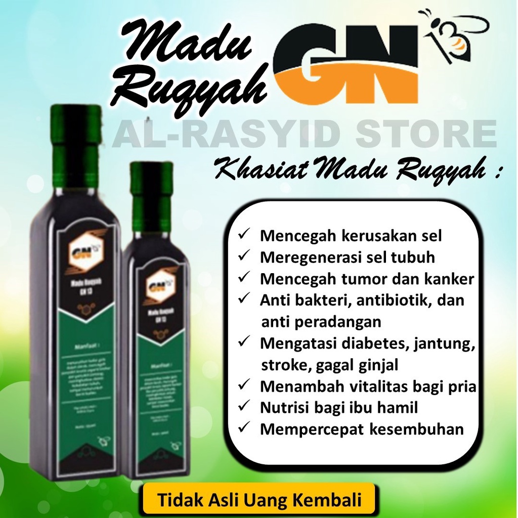 

Madu Asli Murni Akasia Ruqyah GN 13 Gus Nur 650 gr Dewasa