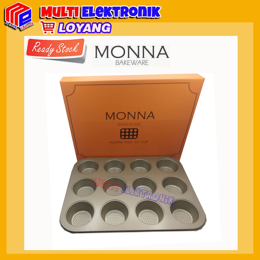 Loyang Muffin Pan Monna Bakeware - Loyang, Cetakan Kue