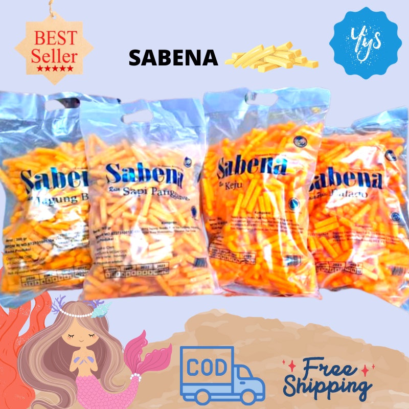 

SABENA - SABENA JUMBO 360g Rasa jagung keju balado sapi panggang Sabena Biscuit Snack anak Cemilan Enak Asin Gurih Pedas