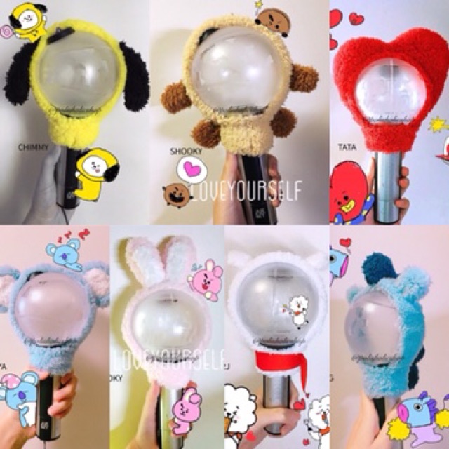 [PO] ARMY BOMB BT21 topi case cover lightstick BTS 