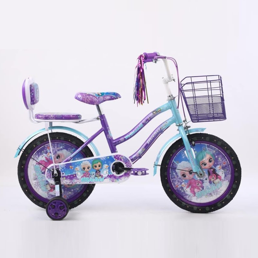 Sepeda Anak Mini Cewek Perempuan Trex Michel Princess 12 16 18 Kids Bike Garansi Original SNI COD-3