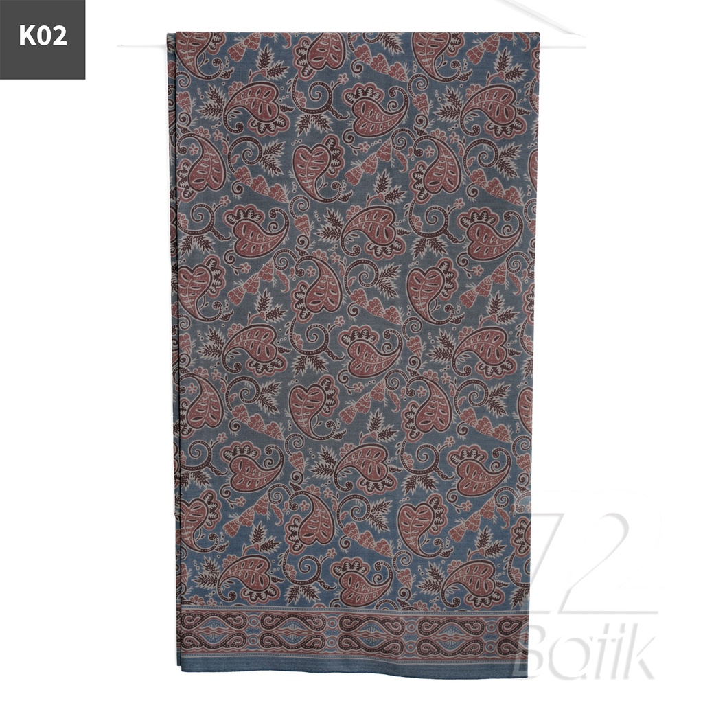 KAIN BATIK PREMIUM Bahan Katun Motif Hati Warna Hitam 722329 Cap 72 Jarik Jarit Samping Kebat Panjang Batik Katun Modern Premium Bahan Seragam Batik Pernikahan Kantor Keluarga Murah Kamen Jadi Batik Bali Lembaran