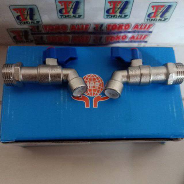 Kran besi gagang pendek 1/2