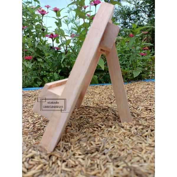 

MINI EASEL (order 12 gratis 1) / STAND FOTO / STAND KAYU / STAND LUKIS / STAND PIGURA