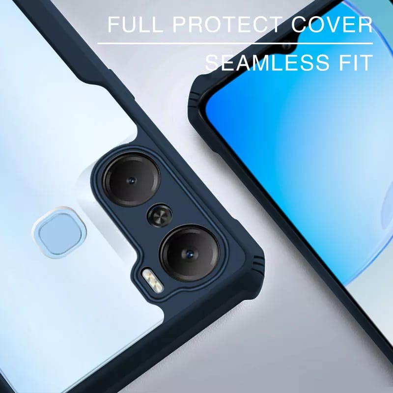 PROMO Case Infinix Hot 12 Pro Case Fusion Armor Transparant Shockproof Premium Casing Hot 12 Pro