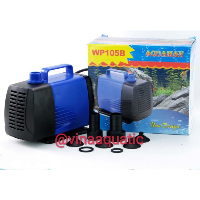 POMPA AQUARIUM CELUP WATER PUMP AQUAMAN WP 105B MESIN POMPA KOLAM IKAN BESAR