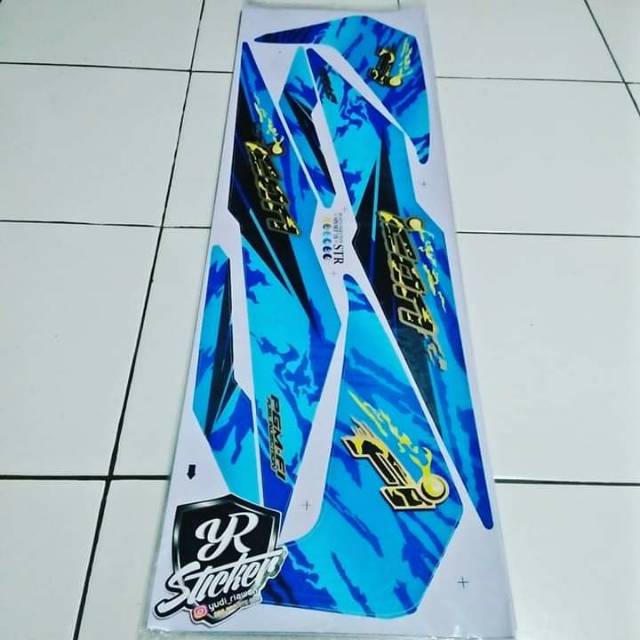 Striping list motor fariasi beat fi 2017 biru icon