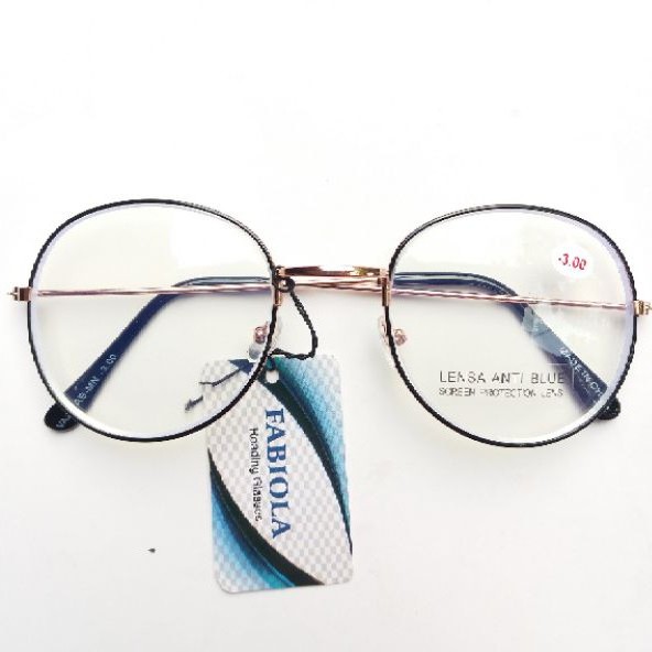 Kacamata Minus -0.50 sd -4.00 Frame Oval Wanita GRATIS   BOX