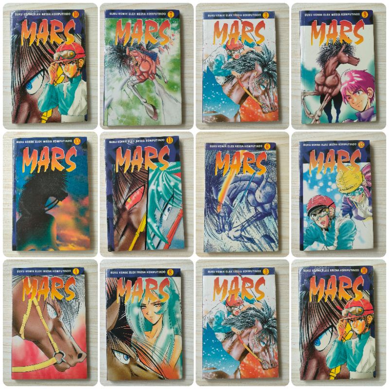 komik mars vol 3,4,7,8,9,10,11,12,13 / original &amp; baru