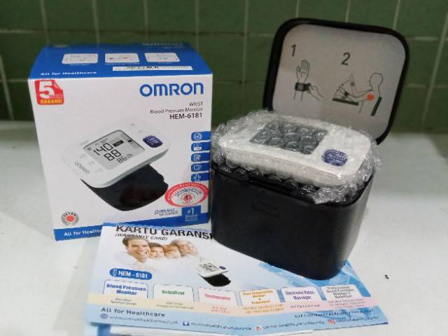 Omron Tensimeter Digital Lengan Bawah OMRON HEM 6181 Monitor Tekanan Darah | Original | Alat Ukur Tekanan Darah