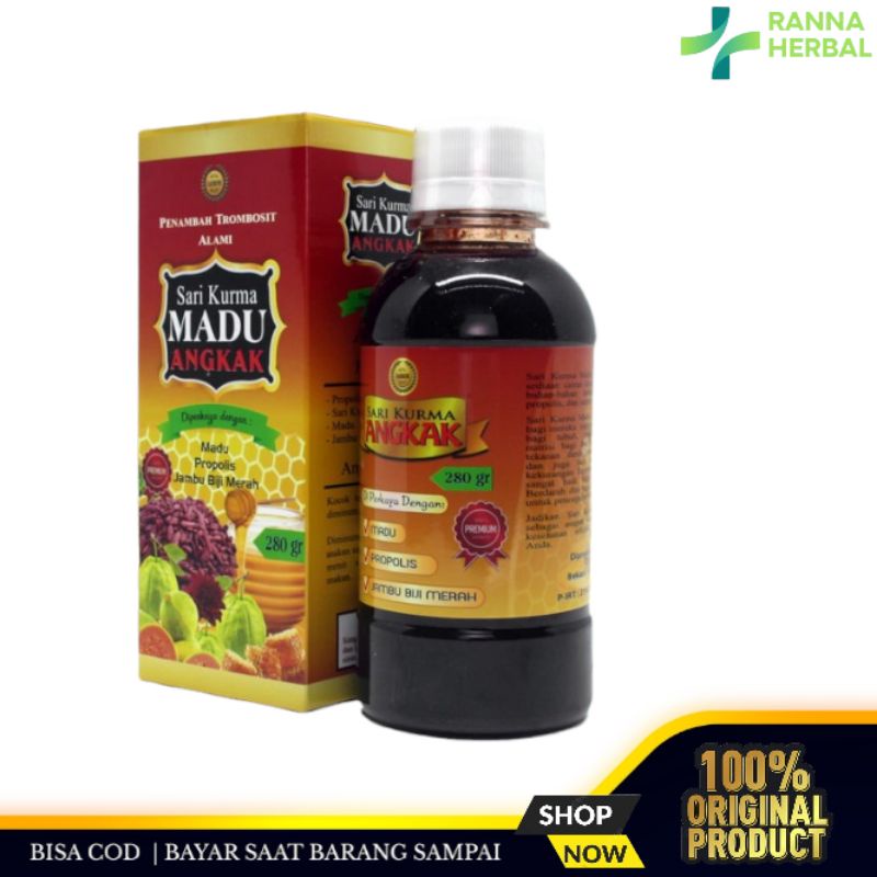 Sari Kurma Madu Angkak | Madu Angkak Plus Propolis Harmoni 280g Asli Original