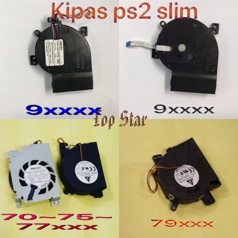 ps2 slim kipas mesin