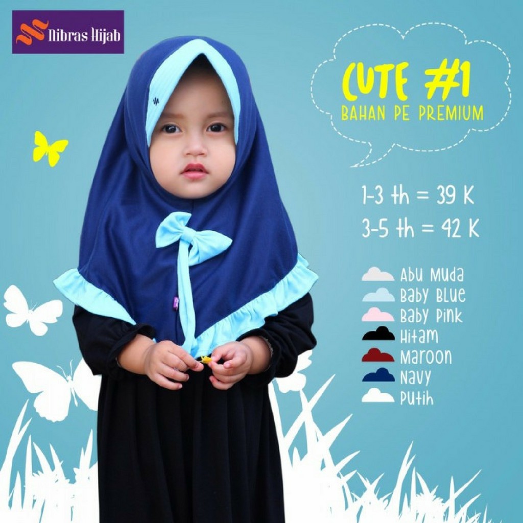 Nibras Hijab Anak CUTE 1 Shopee Indonesia